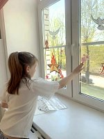 "Окна Победы". Наши воспитанники зажгли праздничный огонёк памяти